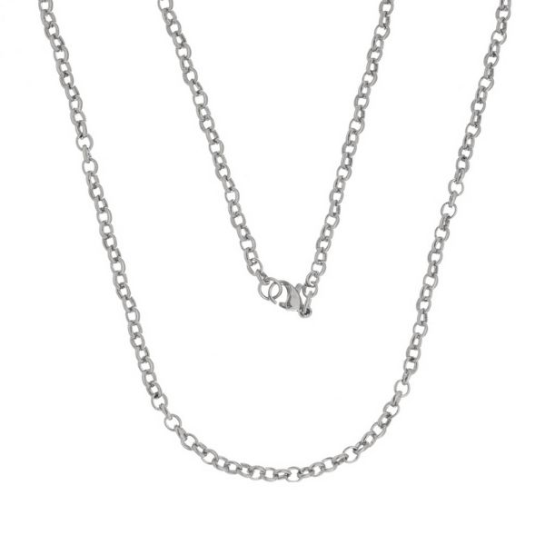 Imagem de Corrente malha portuguesa 3mm; 70cm - 0306890