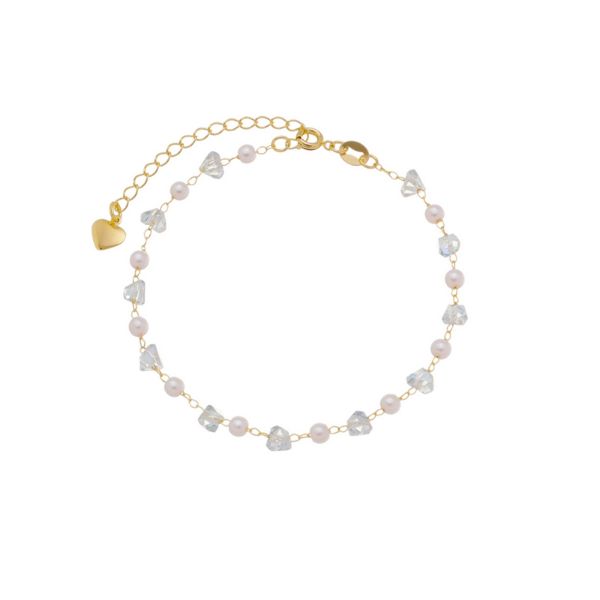 Imagem de Pulseira infantil com pérolas 3mm - 0406367