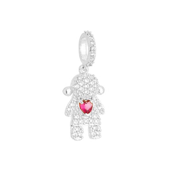 Imagem de Pingente menina zircônia pink - 0207905