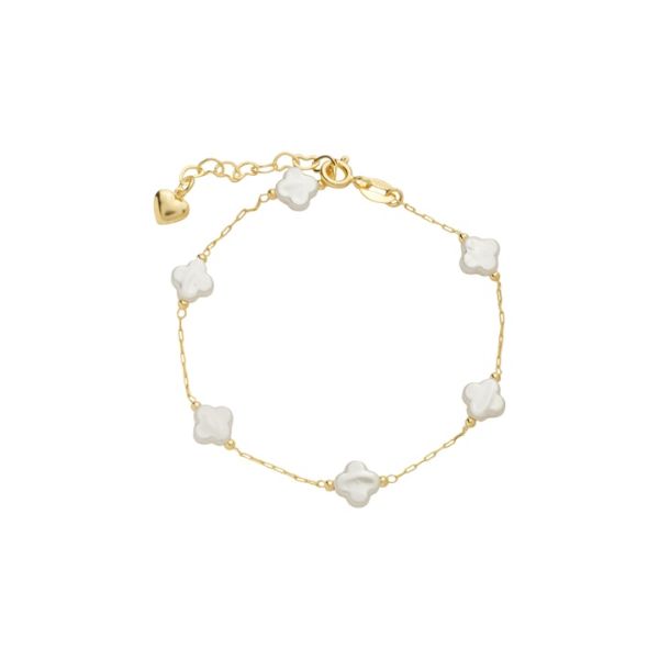 Imagem de Pulseira trevo de pérola - 0406358