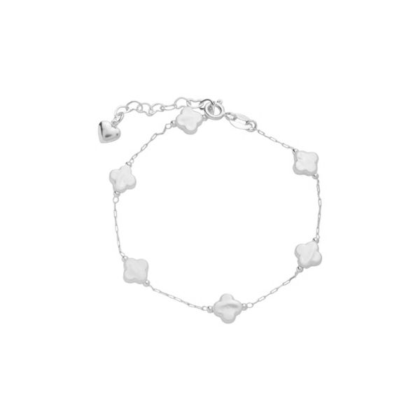 Imagem de Pulseira trevo de pérola - 0406359