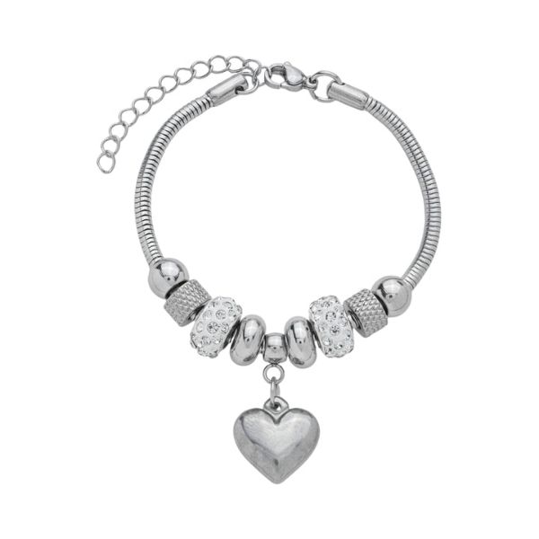 Imagem de Pulseira réplica pandora coração - 0406379