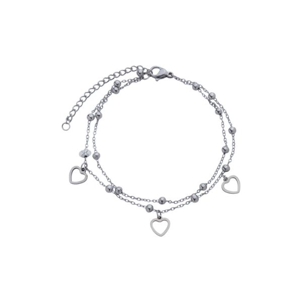 Imagem de Pulseira coração vazado - 0406243