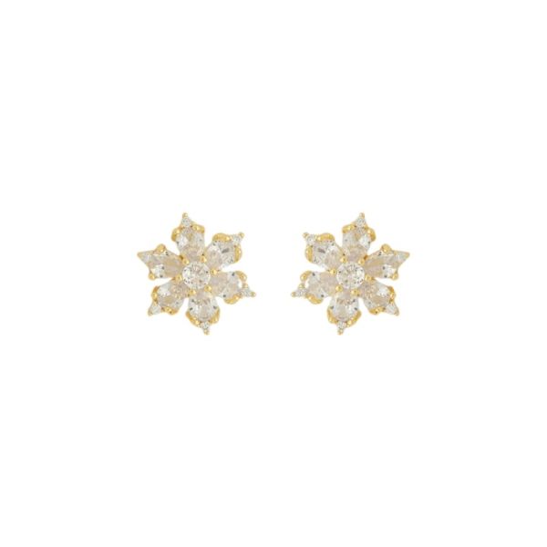 Imagem de Brinco flor zircônia - 0527968