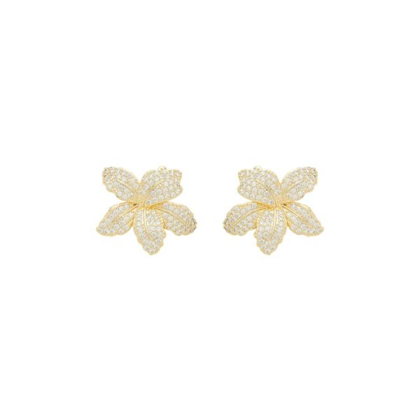 Imagem de Brinco flor zircônia - 0527965 