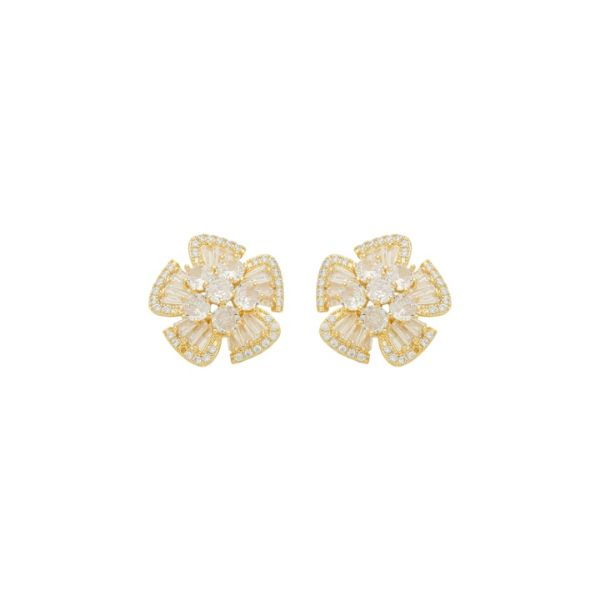 Imagem de Brinco flor zircônia - 0527960 