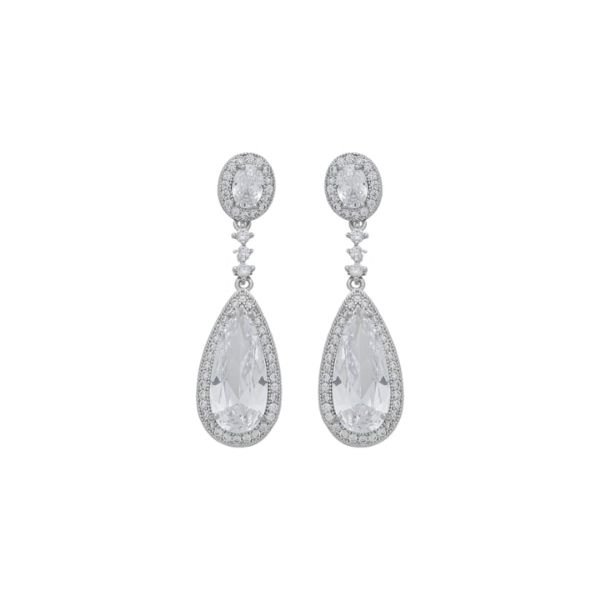 Imagem de Brinco gota zircônia - 0527982 - Cores