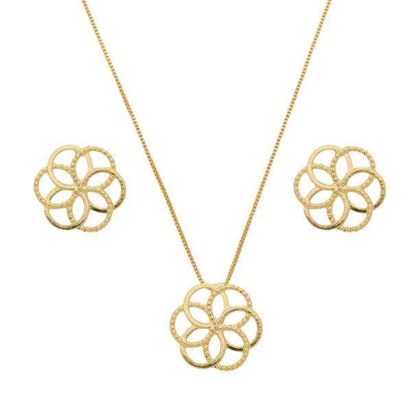 Imagem de Conjunto trabalhada flores - 1101393