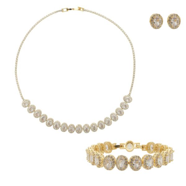 Imagem de Conjunto oval zircônia  - 1101411