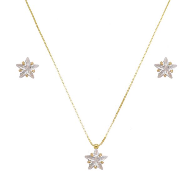 Imagem de Conjunto estrela zircônia - 1101389