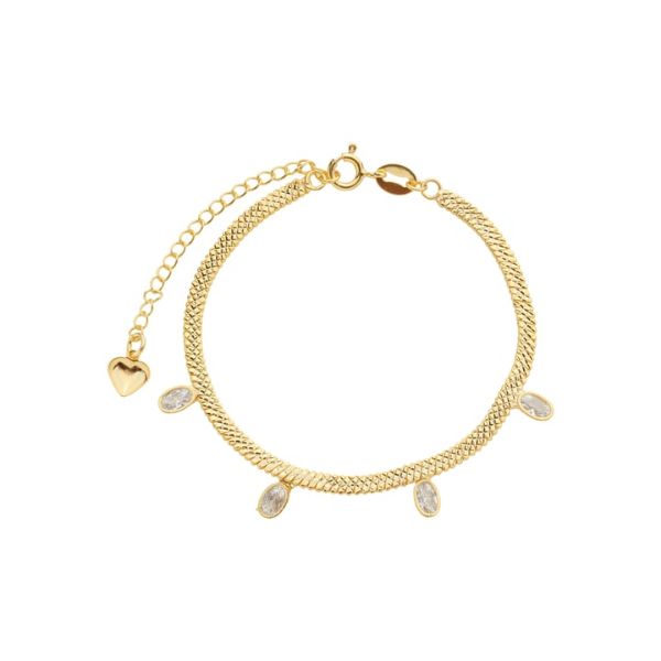 Imagem de Pulseira pedra zircônia oval - 0406286