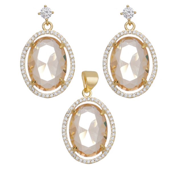 Imagem de Conjunto oval natural champagne - 1100676