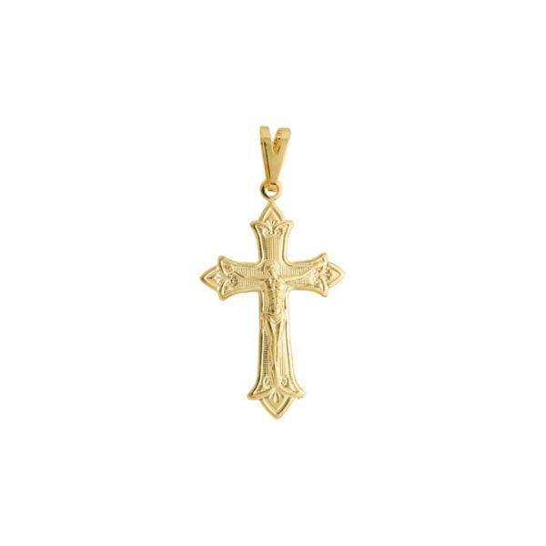 Imagem de Pingente cruz em chapa com Cristo - 0207681