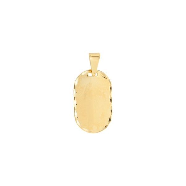 Imagem de Pingente placa oval  - 0207786