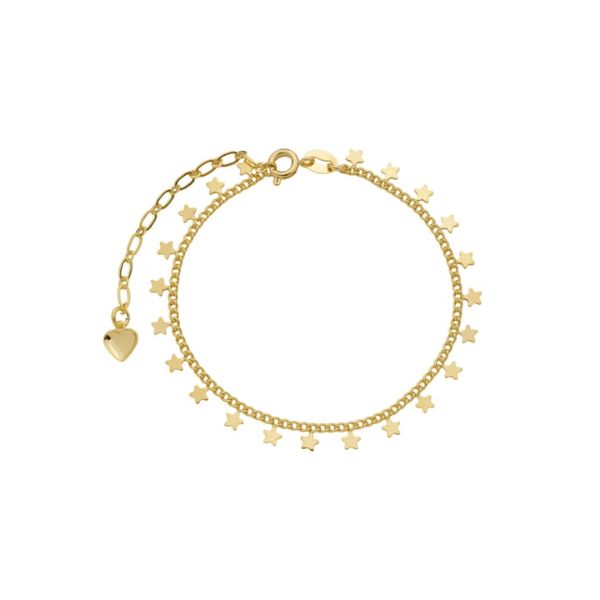 Imagem de Pulseira com pingentes estrelas - 0406053