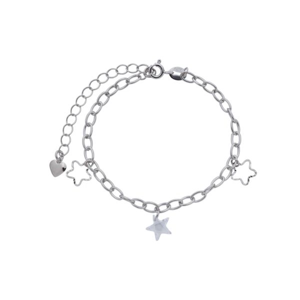 Imagem de Pulseira com pingentes estrelas - 0406042