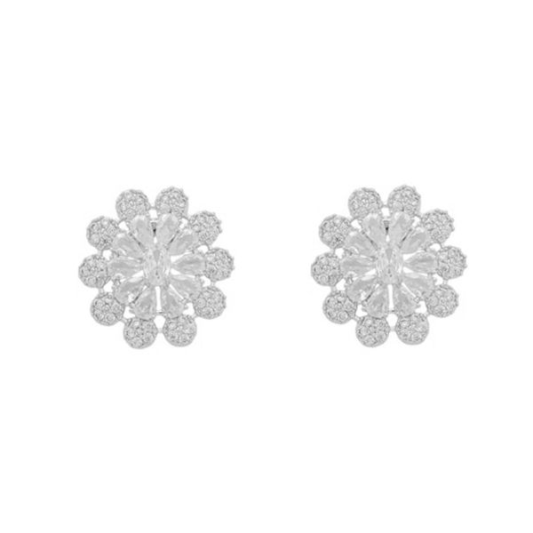 Imagem de Brinco flor zircônia - 0527959
