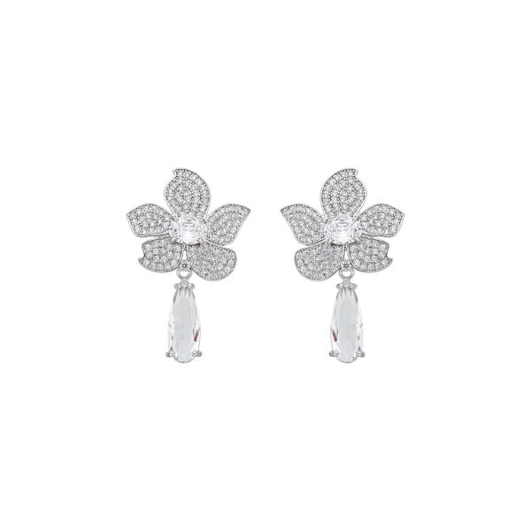 Imagem de Brinco flor zircônia - 0527962