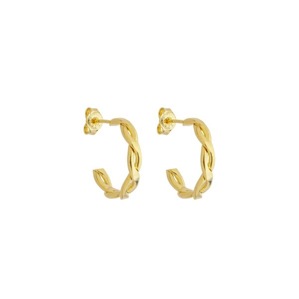 Imagem de Brinco argola fio entrelaçado - 0525772