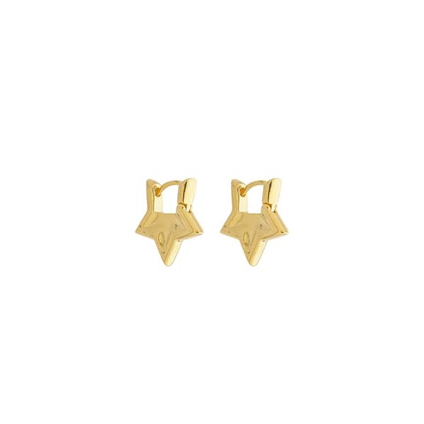 Imagem de Brinco argola click estrela - 0526579