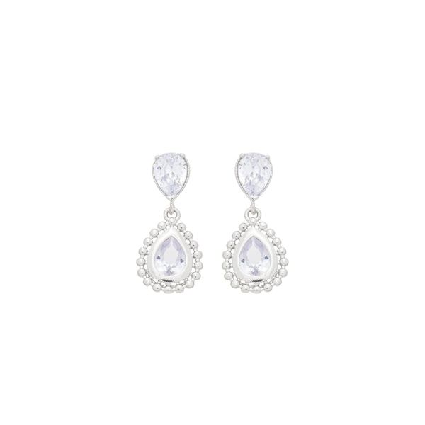 Imagem de Brinco pedra gota zircônia - 0527643