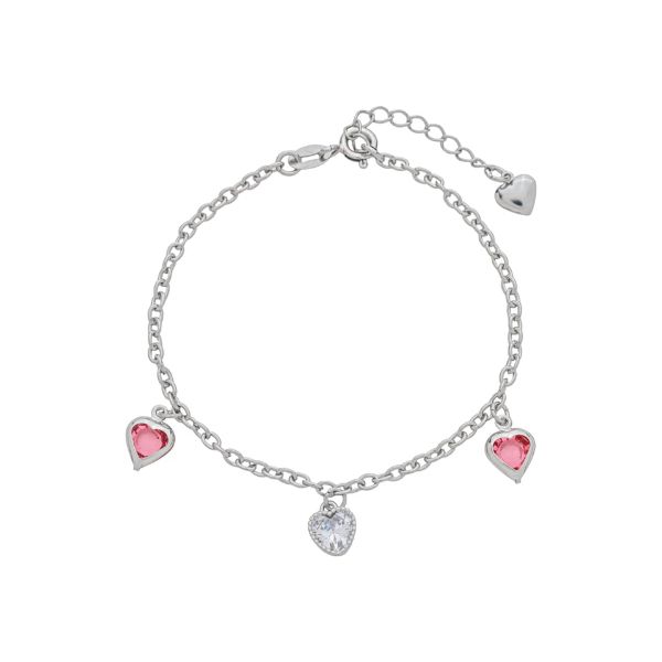 Imagem de Pulseira pingente coração pink - 0406039