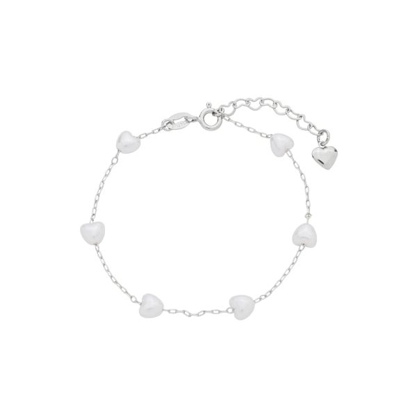 Imagem de Pulseira pérola coração - 0406202