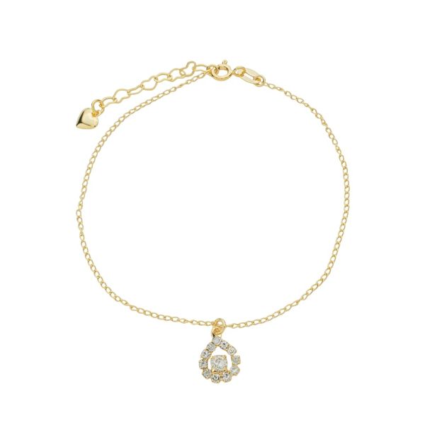 Imagem de Tornozeleira com pingente gota - 0406488