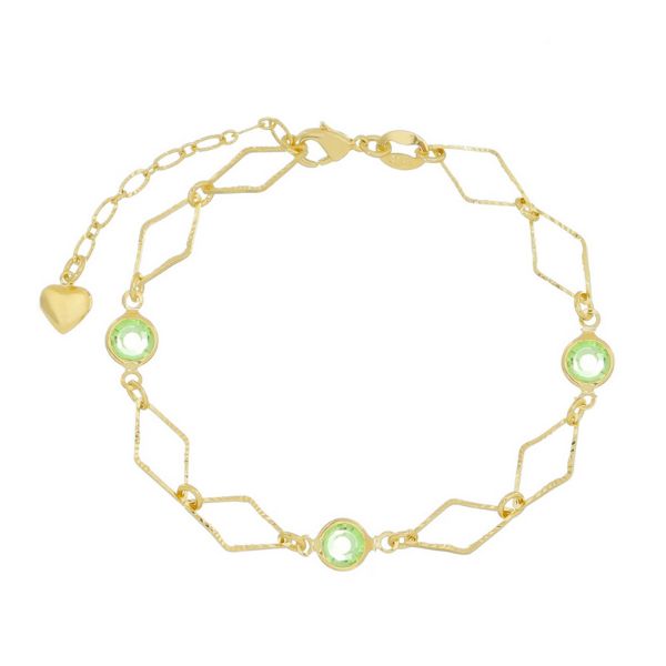 Imagem de Pulseira losango diamantado zircônia - 0406506