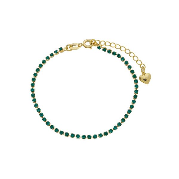 Imagem de Pulseira riviera strass verde - 0406146