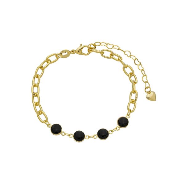 Imagem de Pulseira pedra resinada preta - 0405869