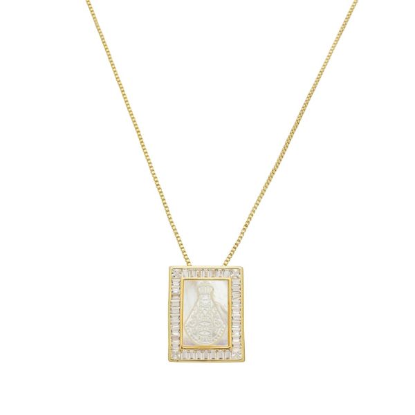 Imagem de Corrente com Nossa Senhora Aparecida - 0306966