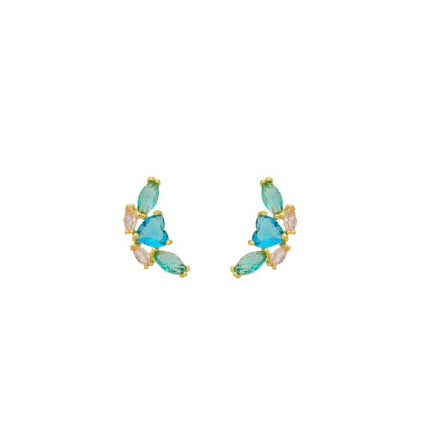 Imagem de Brinco ear cuff  zircônia colorida - 0527541