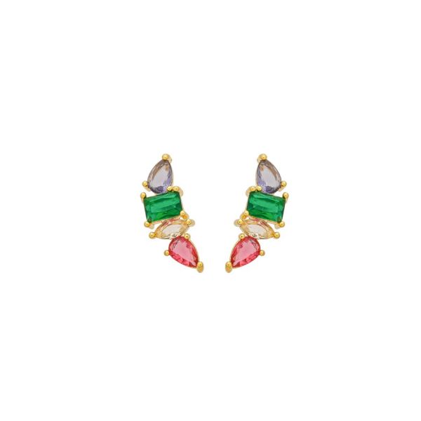 Imagem de Brinco ear cuff  zircônia colorida - 0526845