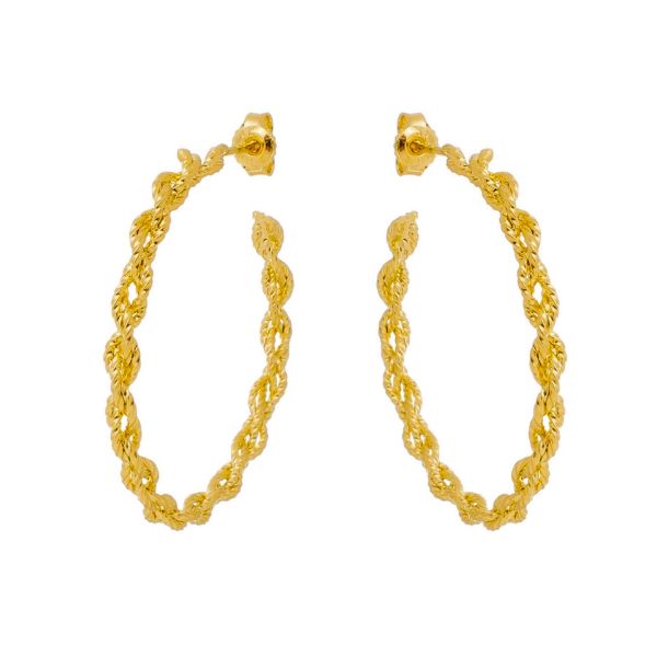 Imagem de Brinco argola fio torcido  - 0524489