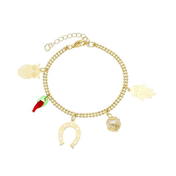 Imagem de Pulseira malha bolinha - 0403876