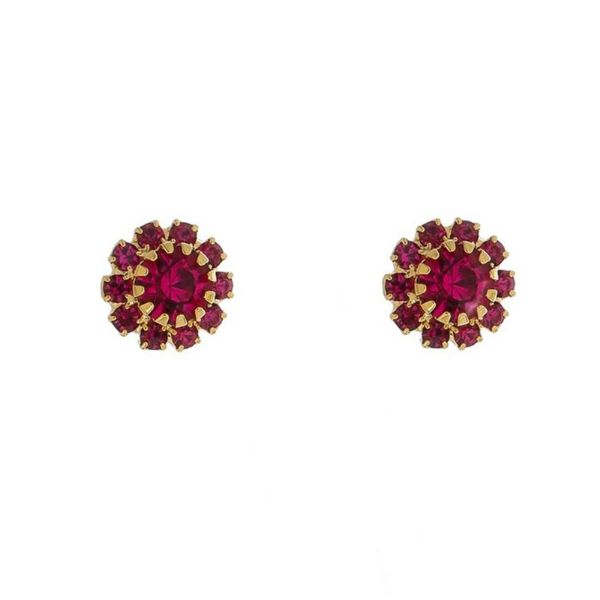 Imagem de Brinco flor vermelho - 0513240