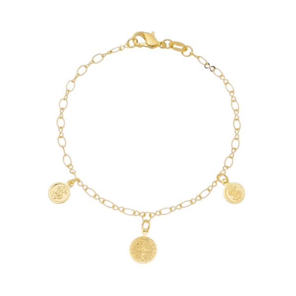 Imagem de Pulseira medalha São Bento - 0405639