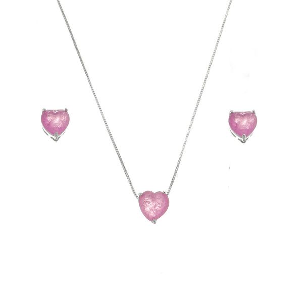 Imagem de Conjunto coração fusion rosa  - 1101462