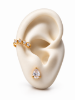 Imagem de Kit Brinco gota e piercing - 0528846 