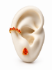 Imagem de Kit Brinco gota e piercing - 0528846 APEROL