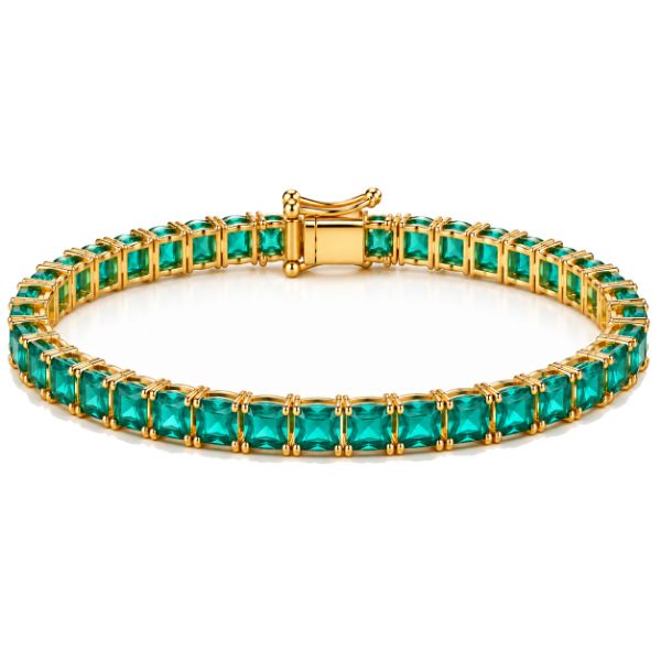 Imagem de Pulseira riviera zircônia - 0406571 TURMALINA
