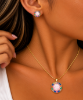 Imagem de Conjunto redondo pedra fusion rosa - 1101249 