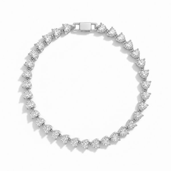 Imagem de Pulseira riviera coração zircônia - 0406357