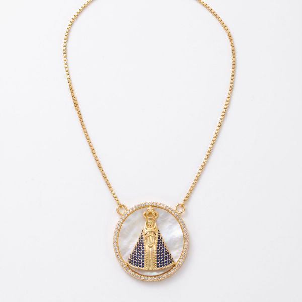 Imagem de Corrente com Nossa Senhora Aparecida - 0306967