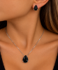 Imagem de Conjunto gota pedra preta - 1101019
